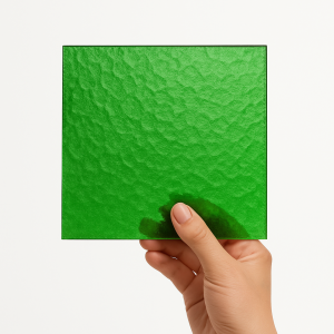 Vidrio Martele Verde x m²